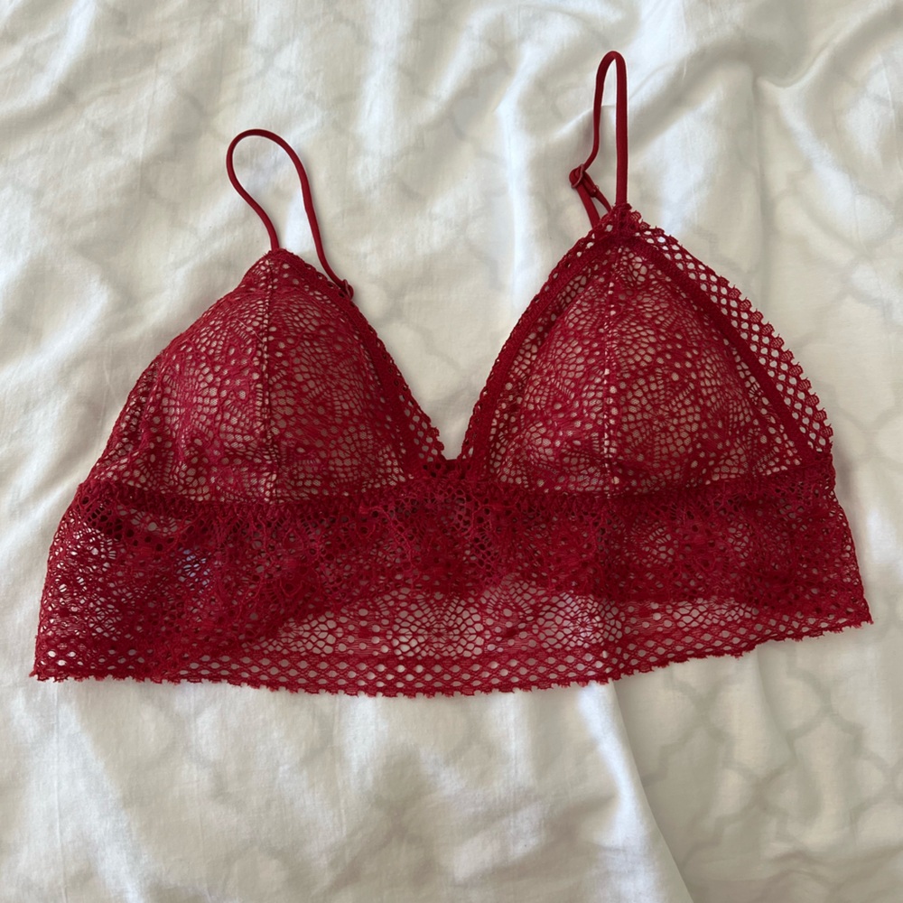 Victoria’s Secret Red Lace Bralette